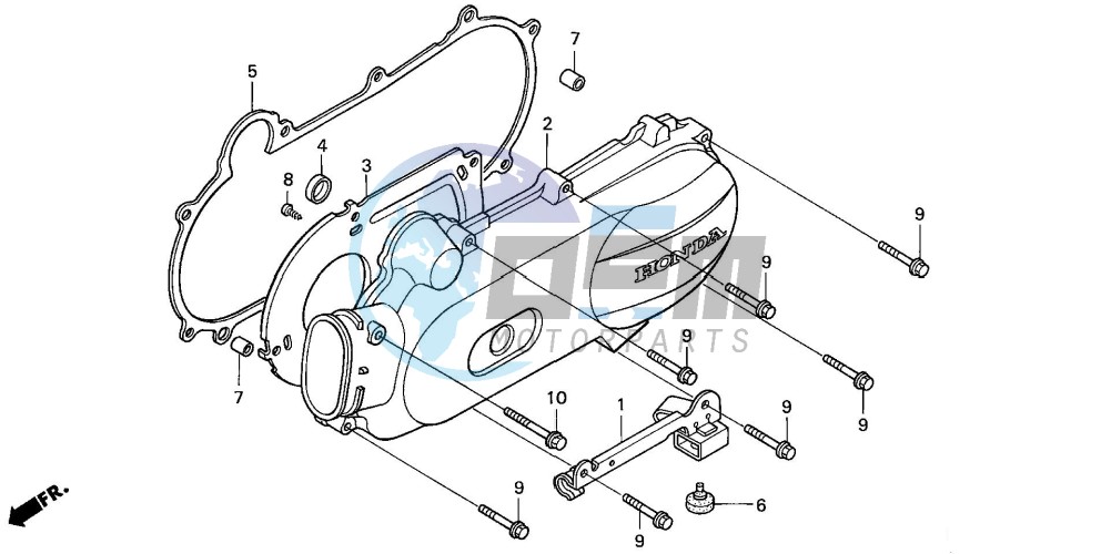 LEFT CRANKCASE COVER