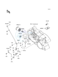 KVF 360 A [PRAIRIE 360 4X4] (A6F-A9F) A7F drawing OIL PUMP_OIL FILTER