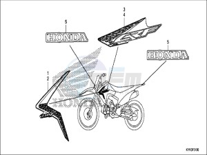 CRF110FH Europe Direct - (ED) drawing STRIPE/MARK