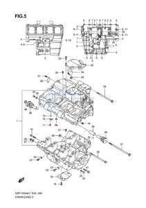 GSF-1250 BANDIT EU drawing CRANKCASE