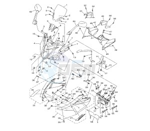 XJ6-S DIVERSION 600 drawing COWLING