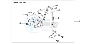 CMX250C REBEL drawing BACKREST KIT