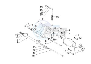 Hexagon GTX 125-180 drawing Swinging arm