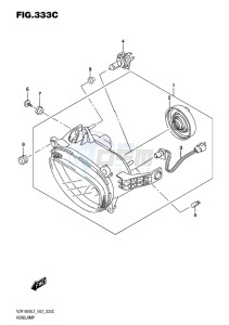 VZR1800BZ BOULEVARD EU drawing HEADLAMP