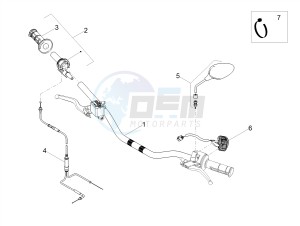 SX 50 LOW SEAT E4 (EMEA) drawing Handlebar - Controls