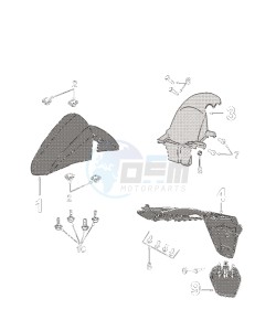 KISBEE 50 N drawing MUDGUARD