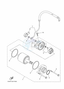 MT-07 MTN690-U (BHH1) drawing STARTING MOTOR