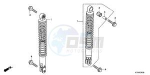 SH300B drawing REAR CUSHION