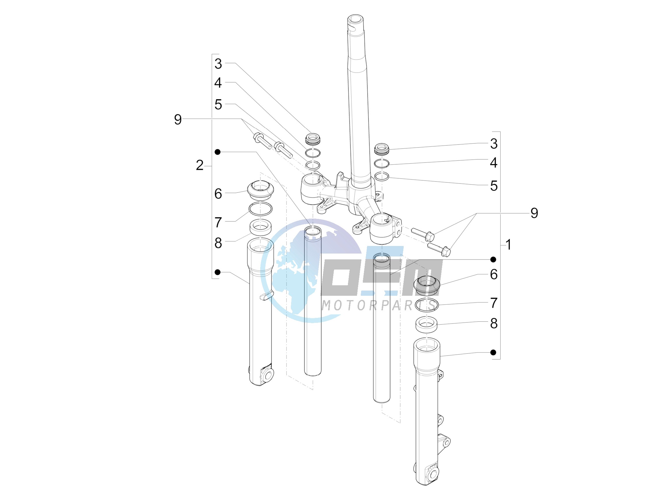 Fork's components (Wuxi Top)