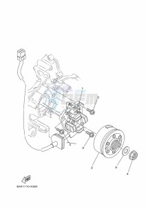 YZ125 (B4X6) drawing GENERATOR