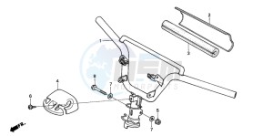 SFX50SMM drawing STEERING HANDLE/ HANDLE COVER (2)