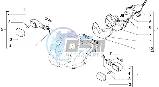 Front light-turn signal lamp