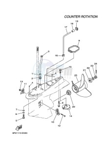 FL250GETX drawing PROPELLER-HOUSING-AND-TRANSMISSION-4