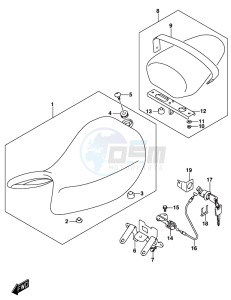 GSX-S1000 A drawing SEAT