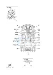 YFM300 RAPTOR 300 (1SC2 1SC3 1SC1 1SC1) drawing EMBLEM & LABEL 1