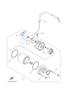 MT07A MT-07 ABS 700 (1XBC) drawing STARTING MOTOR