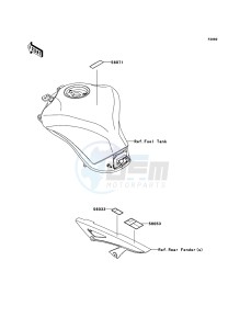 Z1000 ZR1000DDFA FR GB XX (EU ME A(FRICA) drawing Labels