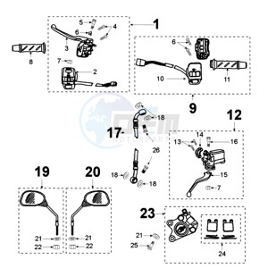 VSX A BE drawing BRAKE SYSTEM