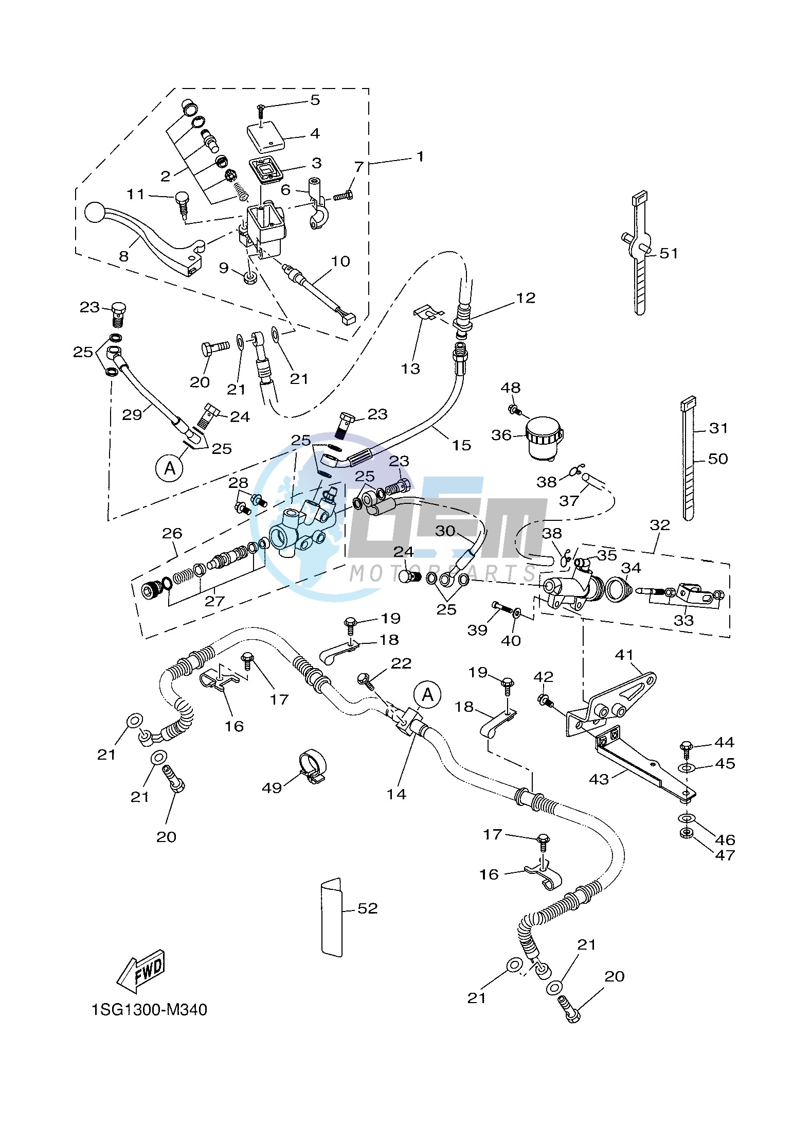 FRONT MASTER CYLINDER