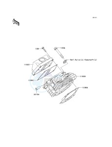 KAF400 A [MULE 610 4X4] (A1) A1 drawing CYLINDER HEAD