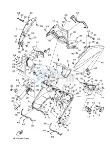 XP500 TMAX T-MAX 530 (2PWB) drawing LEG SHIELD