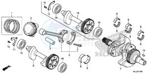 NC750SAF NC750S 4ED - (4ED) drawing CRANKSHAFT/PISTON