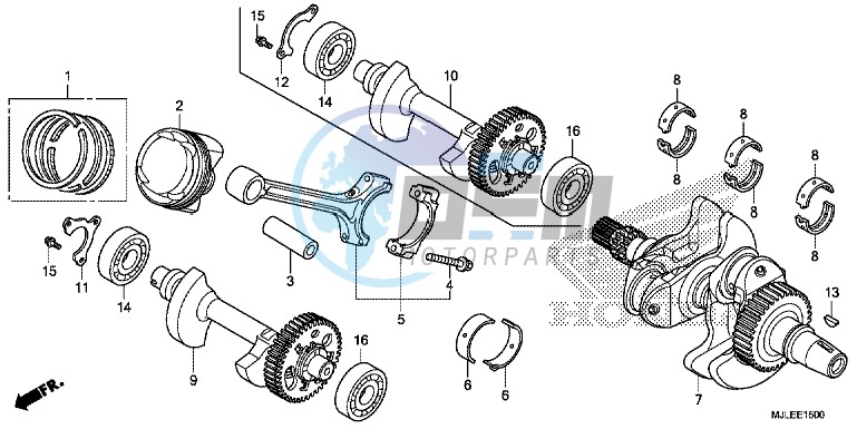 CRANKSHAFT/PISTON