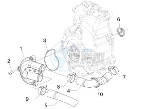 GTV 250 ie drawing Cooler pump