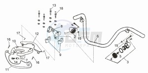 CELLO 50 45KMH drawing HANDLEBAR KLEMPLATEN