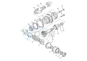 XVZ ROYAL STAR 1300 drawing MIDDLE DRIVE GEAR