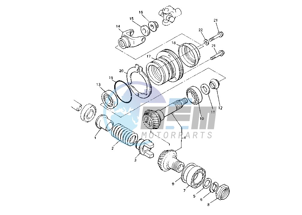 MIDDLE DRIVE GEAR