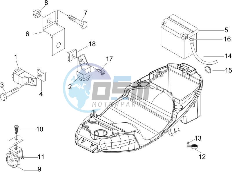 Remote control switches - Battery - Horn