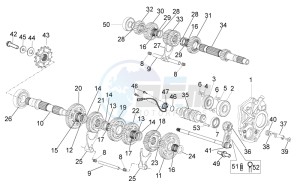 TUONO 1100 V4 RF E4 ABS (APAC) drawing Gear box