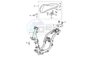 LUDIX 10 TREND – SNAKE - 50 cc drawing FRAME