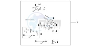 NT700VAA UK - (E / ABS MKH) drawing KIT NAVI ATT