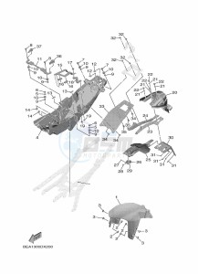 XSR900 MTM890 (BEA1) drawing FENDER