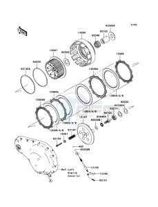 VN2000 VN2000A6F GB XX (EU ME A(FRICA) drawing Clutch