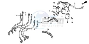 GL1500SE GOLDWING SE drawing IGNITION COIL