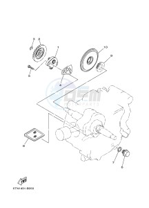 TT-R110E (B51F) drawing OIL PUMP