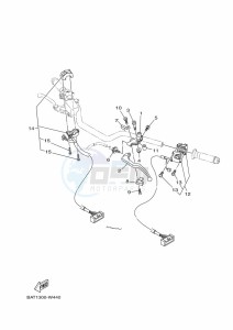 MT-07 MTN690-U (BHH5) drawing HANDLE SWITCH & LEVER