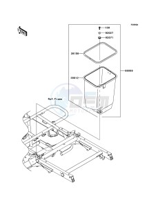 MULE_600 KAF400BEF EU drawing Optional Parts(Frame)