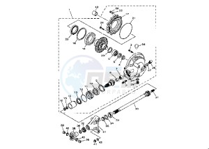 XVS A DRAG STAR CLASSIC 1100 drawing DRIVE SHAFT