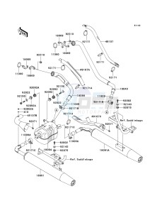 VN 1600 G [VULCAN 1600 NOMAD] (6F) G6F drawing MUFFLER-- S- -