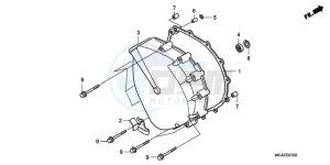 GL1800A BR - (BR) drawing CLUTCH COVER