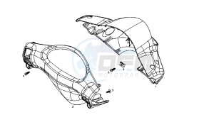 BOULEVARD - 50 CC 4T EU2 25 KM/H drawing HANDLEBAR COVER