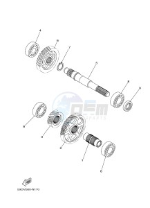 XP500 TMAX T-MAX 530 (2PWL) drawing TRANSMISSION