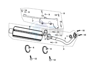 NITRO_50_L0 L0 drawing Exhaust muffler