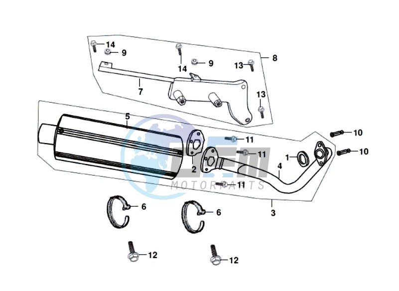 Exhaust muffler