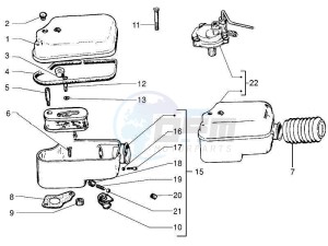 PX 125 30 Anni drawing Air filter