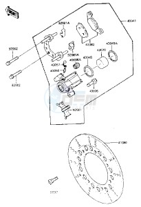 EN 450 A [454 LTD] (A1-A5) [454 LTD] drawing FRONT BRAKE